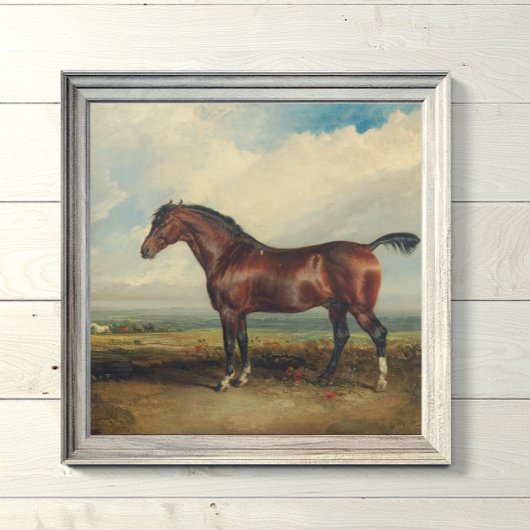 James Ward絵画の「Monitor」 Horse's キャンバスプリント
