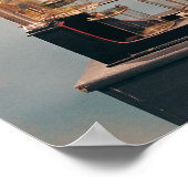 James Wattの蒸気機関の再構築 ポスター (角)