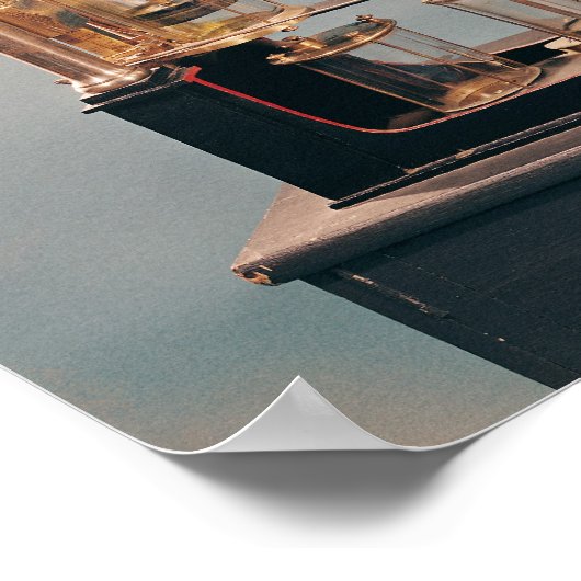 James Wattの蒸気機関の再構築 ポスター (角)