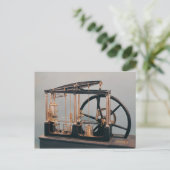 James Wattの蒸気機関の再構築 ポストカード (スタンド正面)