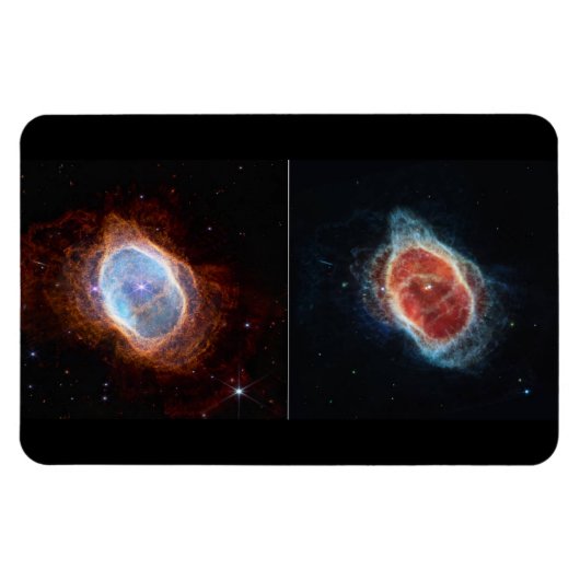 James Webbの最初の画像 – 南リングや輪星雲 マグネット (横)