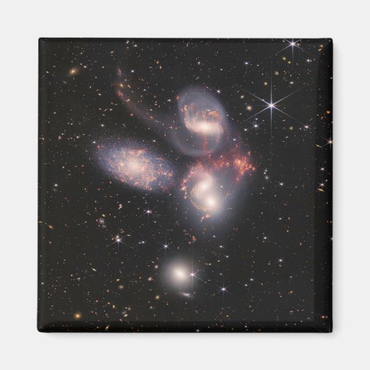 James Webbの最初の画像 – Stephan's Quintet マグネット (正面)