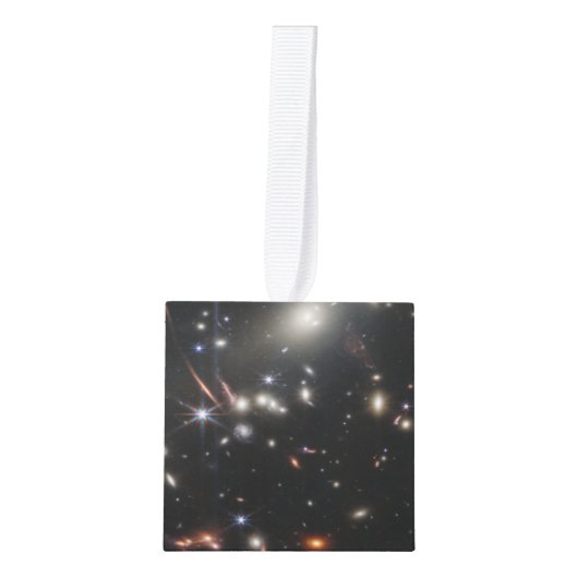 James webbの深いの最初のフィールド キューブオーナメント (正面)