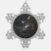 James webbの深いの最初のフィールド スノーフレークピューターオーナメント (正面)