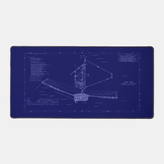 James Webb、宇宙の青写真を発表 デスクマット (正面)