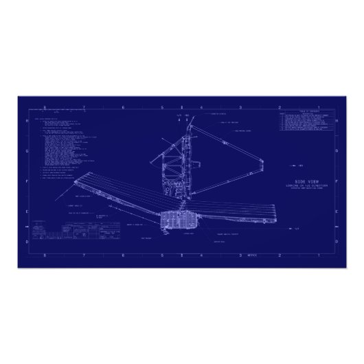 James Webb、宇宙の青写真を発表 フォトプリント (正面)