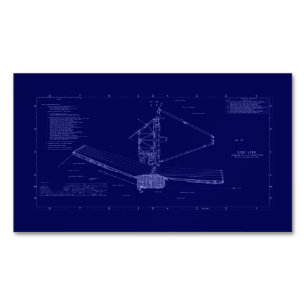 James Webb、宇宙の青写真を発表 マグネット名刺