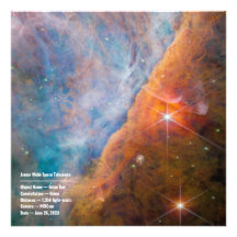 James Webb Orion Constellationバー(NIRCam Image)