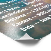 James Webb Orion Constellationバー(NIRCam Image) フォトプリント (角)