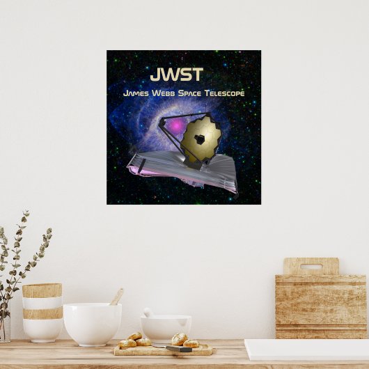 James Webb Space Telescope JWST ポスター (キッチン)