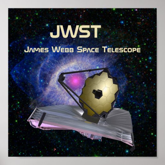 James Webb Space Telescope JWST ポスター (正面)