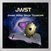 James Webb Space Telescope JWST ポスター (正面)