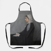 James Whistler – アーティストの母ポートレート エプロン (正面)