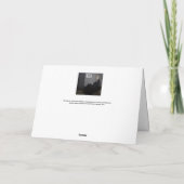 James Whistler – アーティストの母ポートレート カード (裏面)