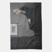 James Whistler – アーティストの母ポートレート キッチンタオル (縦)