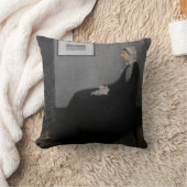 James Whistler – アーティストの母ポートレート クッション (ブランケット)