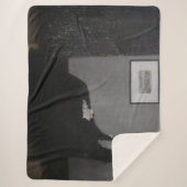 James Whistler – アーティストの母ポートレート シェルパブランケット (正面)