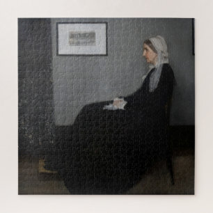 James Whistler – アーティストの母ポートレート ジグソーパズル