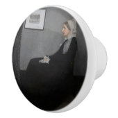 James Whistler – アーティストの母ポートレート セラミックノブ (右)