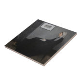 James Whistler – アーティストの母ポートレート タイル (側面)