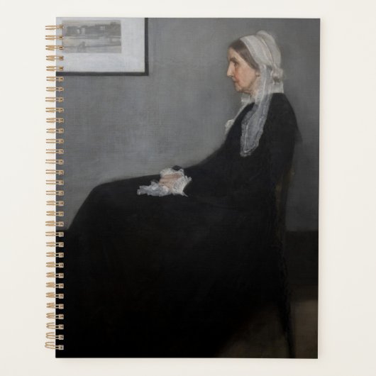 James Whistler – アーティストの母ポートレート プランナー手帳 (正面)