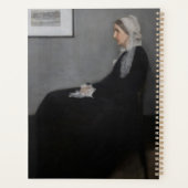 James Whistler – アーティストの母ポートレート プランナー手帳 (裏面)