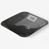 James Whistler – アーティストの母ポートレート ペーパープレート (傾斜あり)