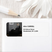 James Whistler – アーティストの母ポートレート ラベル (インサイチュ)