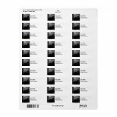 James Whistler – アーティストの母ポートレート ラベル (フルシート)