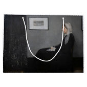 James Whistler – アーティストの母ポートレート ラージペーパーバッグ (裏面)