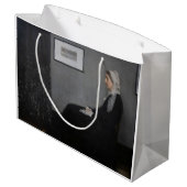 James Whistler – アーティストの母ポートレート ラージペーパーバッグ (裏面アングル)