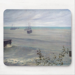 James Whistler – グレーとグリーンのシンフォニー マウスパッド