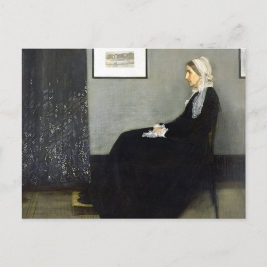 JAMES WHISTLER – グレーとブラックのアレンジメント ポストカード (正面)