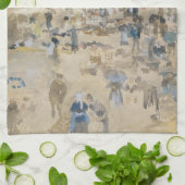 James Whistler – ノクターン：チェルシー キッチンタオル (折り畳み)