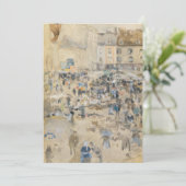 James Whistler – ノクターン：チェルシー サンキューカード (スタンド正面)