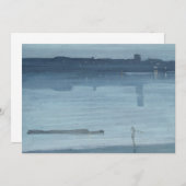 James Whistler – ノクターン:チェルシー サンキューカード (正面/裏面)