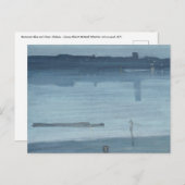 James Whistler – ノクターン:チェルシー ポストカード (正面/裏面)