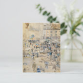 James Whistler – ノクターン:チェルシー ポストカード (スタンド正面)