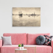 James Whistler – ノクターン、ヴェネツィアから キャンバスプリント (インサイチュ (リビング))