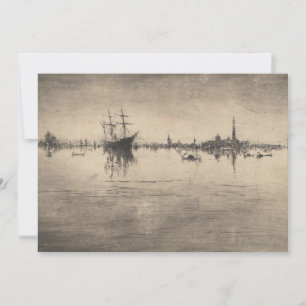 James Whistler – ノクターン、ヴェネツィアから サンキューカード