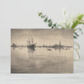 James Whistler – ノクターン、ヴェネツィアから サンキューカード (スタンド正面)