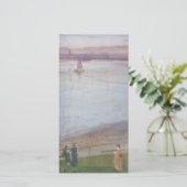 James Whistler – バイオレットとグリーンのバリエーション サンキューカード (スタンド正面)