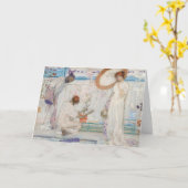 James Whistler – ホワイトシンフォニー、3人の女の子 カード (黄色い花)