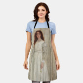 James Whistler – ホワイト交響曲第1番 エプロン (着用した状態)