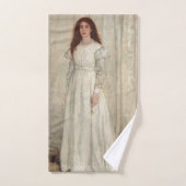 James Whistler – ホワイト交響曲第1番 バスタオルセット (ハンドタオル)