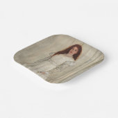 James Whistler – ホワイト交響曲第1番 ペーパープレート (傾斜あり)