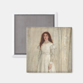 James Whistler – ホワイト交響曲第1番 マグネット (正面/裏面)