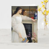 James Whistler – ホワイト交響曲第2番 カード (黄色い花)