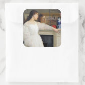 James Whistler – ホワイト交響曲第2番 スクエアシール (バッグ)