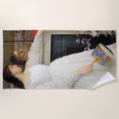 James Whistler – ホワイト交響曲第2番 ビーチタオル (正面)